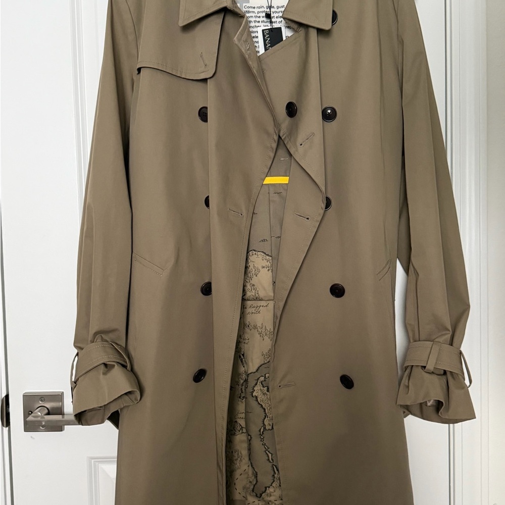 Banana Republic Oversized Tan Trench Coat - Picture 2 of 8